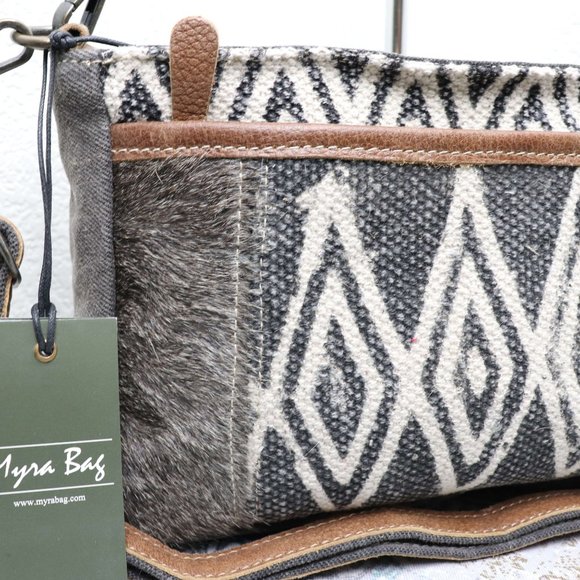 🆕 Myra Bag Small Shoulder Bag Canvas Dual Straps - Picture 4 of 6